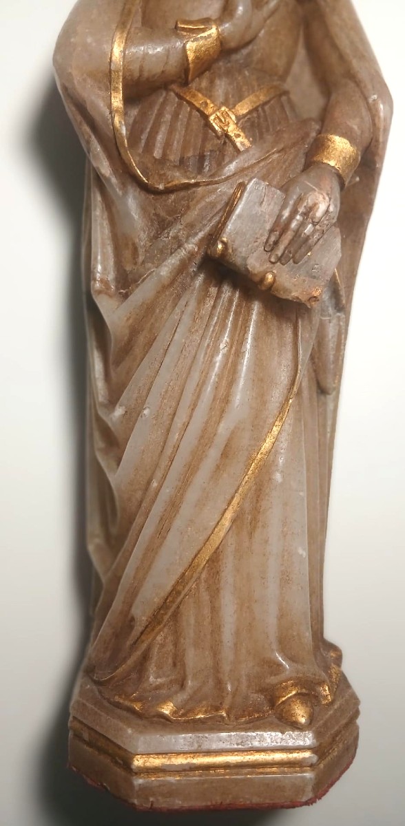 Saint Mary Magdalene - Alabaster Sculpture From The Ménises School Dating From The Very Beginni-photo-1
