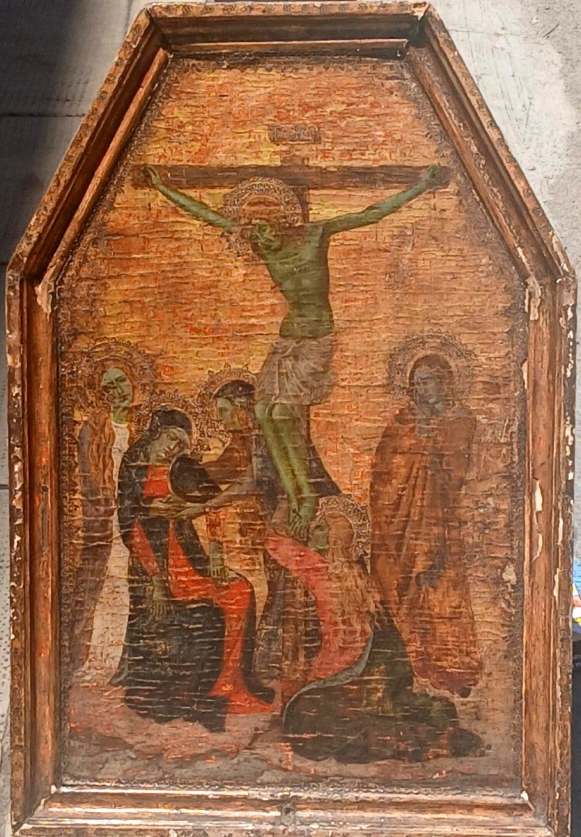 Tavola senese opera del falsario Federico Joni, da Ugolino di Nerio del XIV sec. 