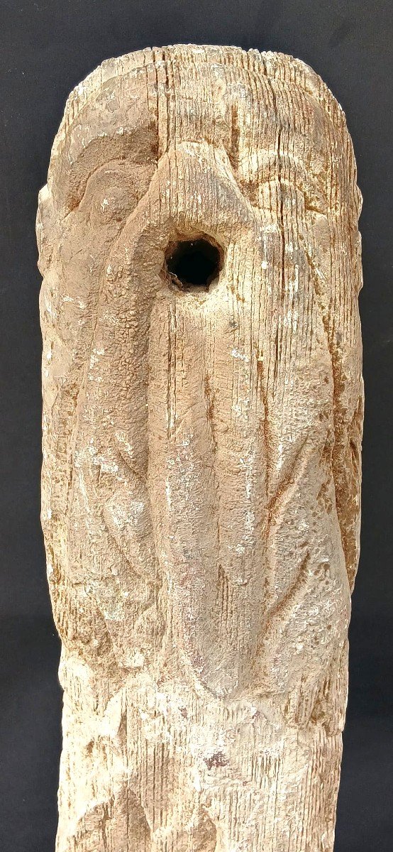 Bouche de fontaine byzantine en pierre sculptée. Sicile, IXe-XIe siècle-photo-3