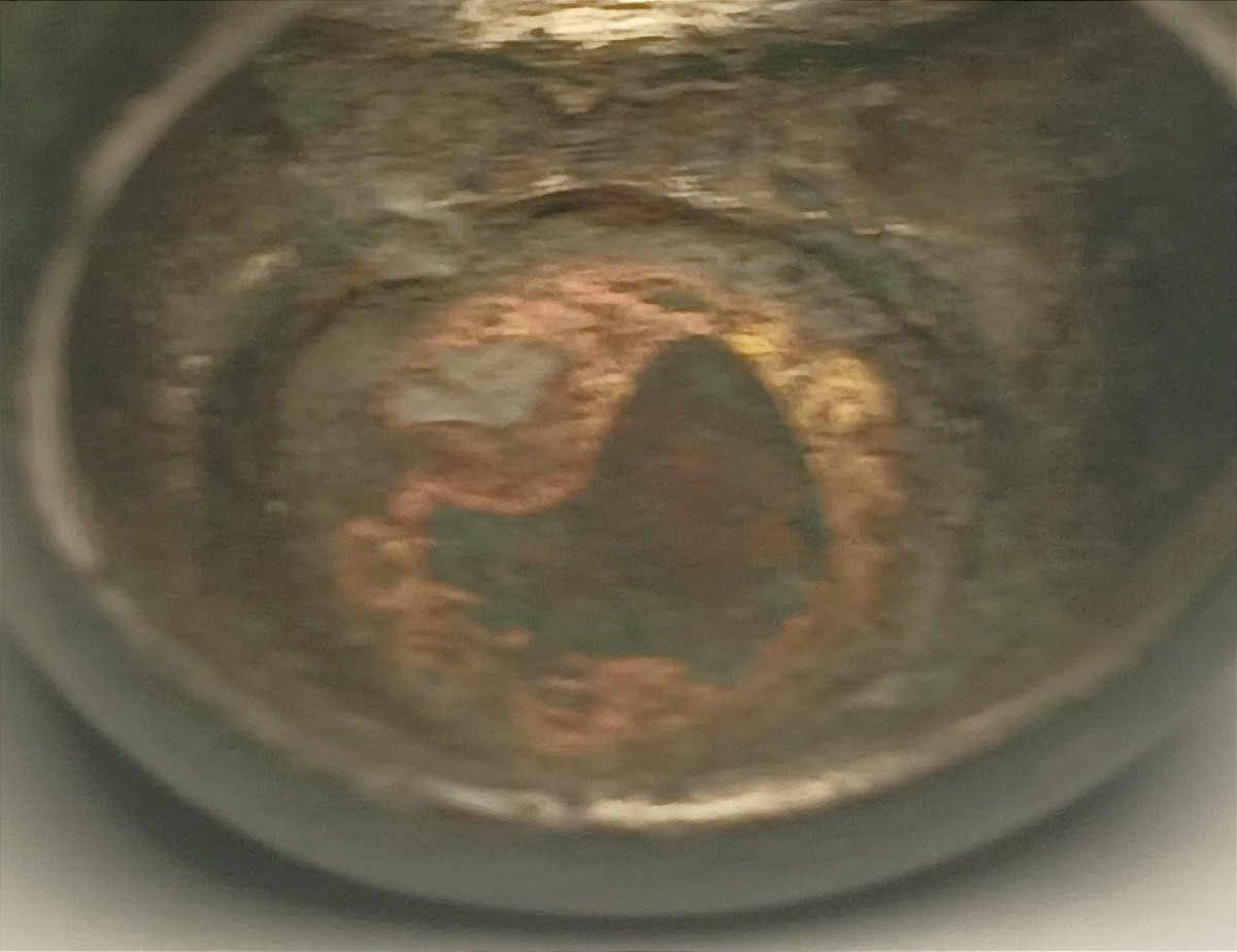 Silver Templar Pinky Ring With A Cross-shaped Seal Surrounded By Small Beads. 13th Century-photo-3