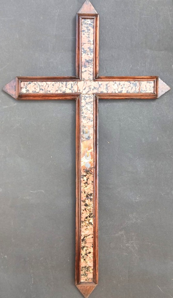 Andrea Tipa And Workshop. 18th-century Trapani Crucifix Carved From "flesh-colored" Stone.-photo-4