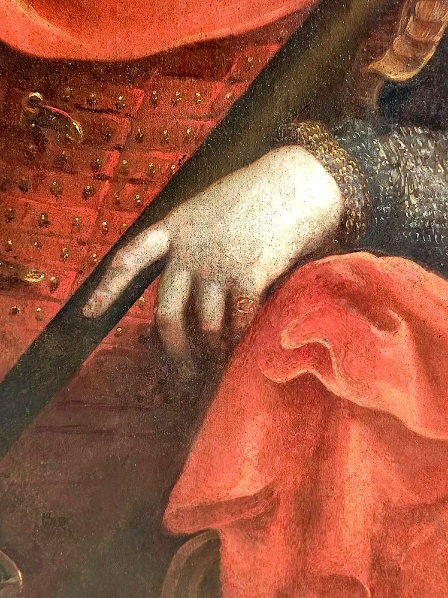 D'après le Titien-Vespasien détruit. Œuvre attribuée à Bernardino Campi, vers 1580.-photo-3