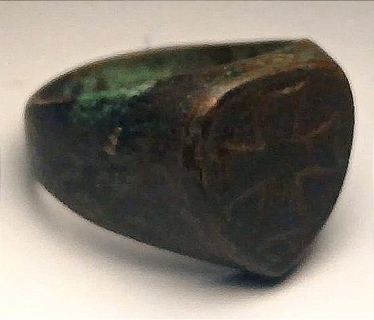  Bague templière en argent : le bouclier croisé (Beauseant), l'emblème templier par excellence.-photo-4