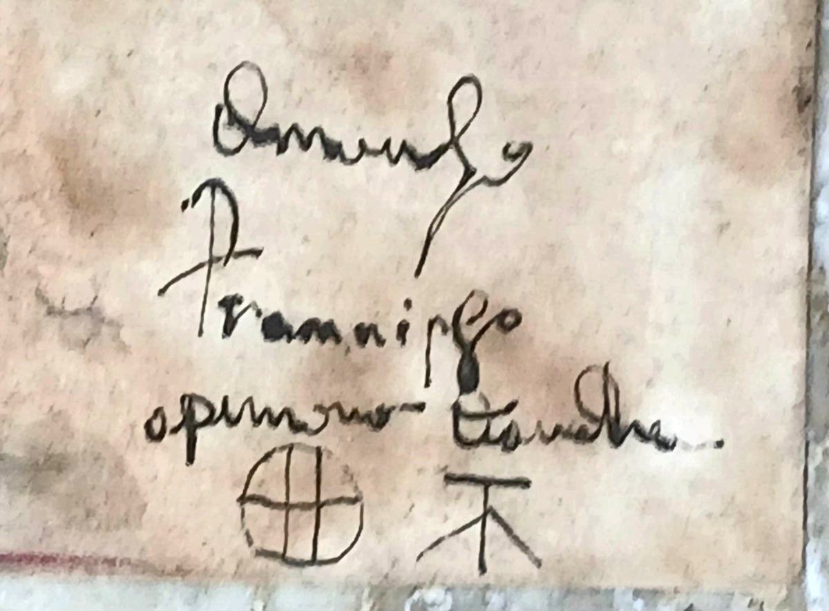 The Original Sketches For The Fresco Of Guidoriccio Da Fogliano (signed And Dated)-photo-4