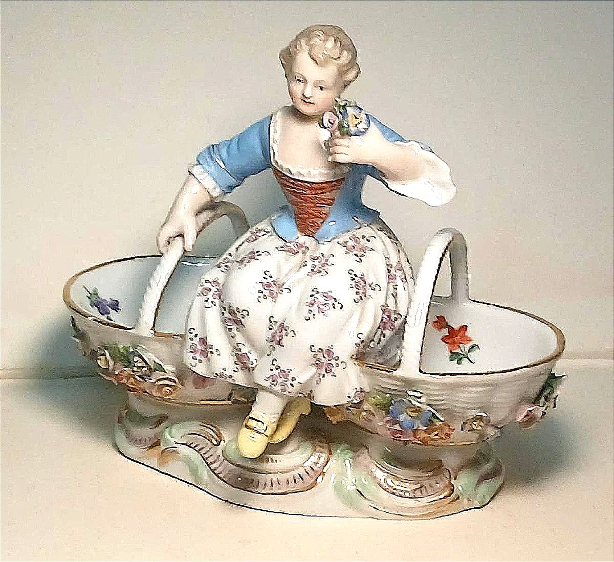  Pair Of Porcelain Meissen  Sec.xix-photo-4
