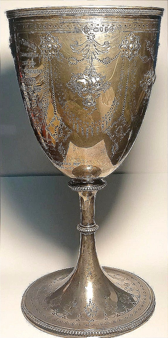 Tennis : Coupe du prix du tournoi de jeunes, Londres (1895), Barnard & Sons argent 925'-photo-3