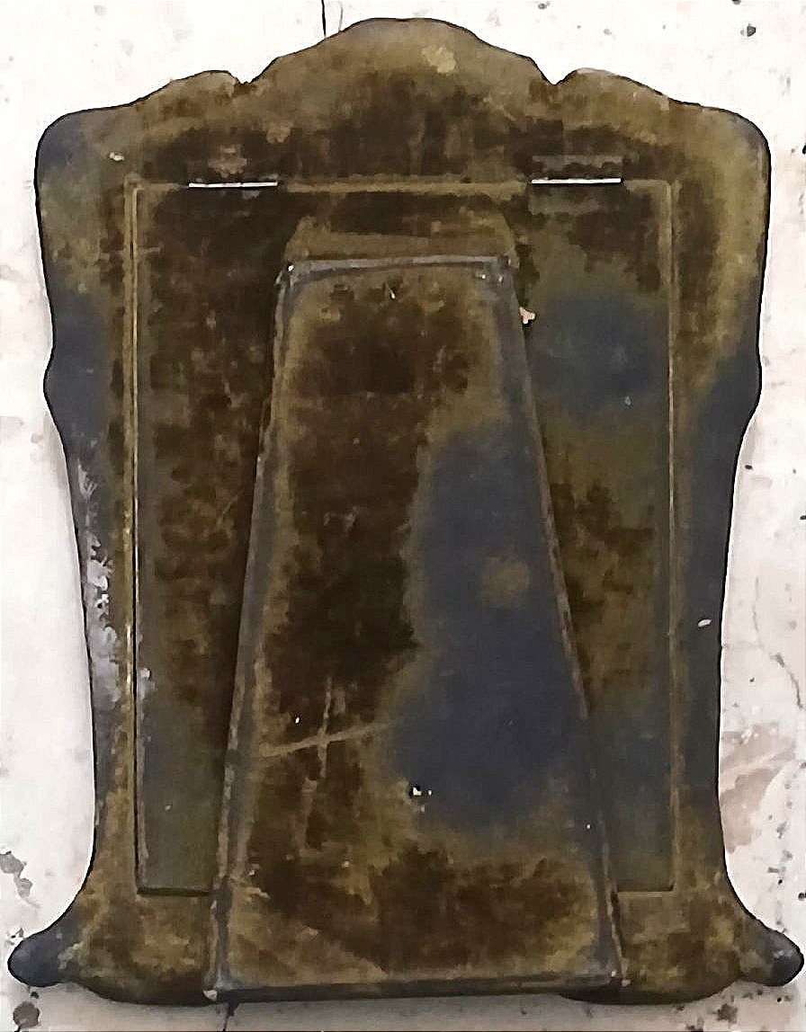 Cornice Liberty in argento sterling  'Londra 1898' Argentiere FM e S. 8  (Cm. 30 x 24,5)-photo-3