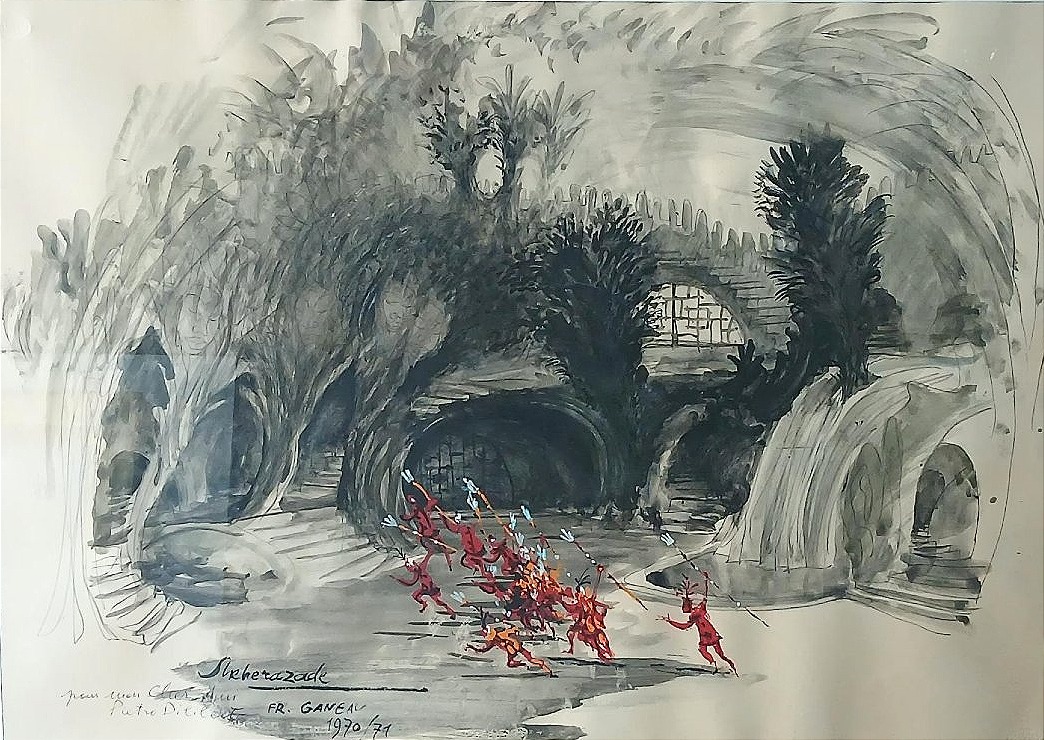 François Ganeau, “the Dance Of The Little Devils,” From The Opera With Ballet *scheherazade*-photo-2