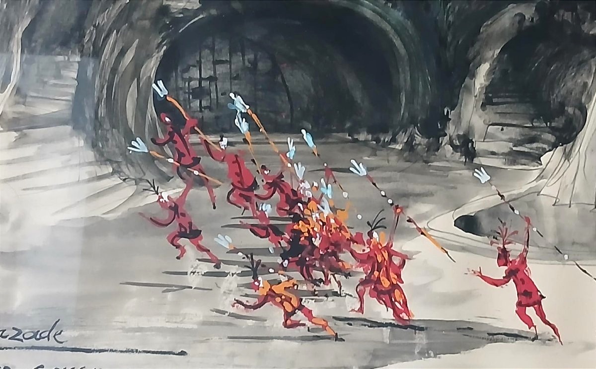 François Ganeau, “the Dance Of The Little Devils,” From The Opera With Ballet *scheherazade*