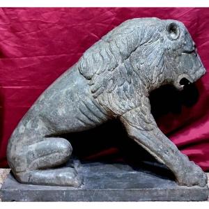 Medieval Lion Sculpture