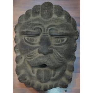 Mask Carved In Lava Stone- Sicily. Ix-xii