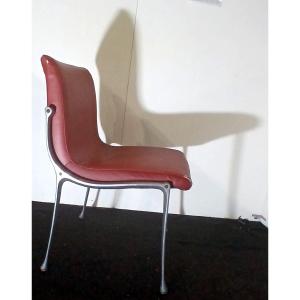  Pair Of Aluminum Armchairs From The 60s - Giancarlo Piretti - 60s-70s