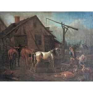 Michelangelo Cerquozzi's - The Horse-changing Inn , Published In Briganti-trezzani