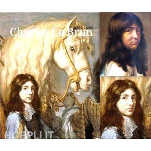 Charles le Brun, vingt ans. Autoportrait de jeunesse, cheveux longs et flottants.