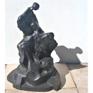 Umberto Boccioni 'L'Homme futuriste'Fusion de l'homme de pierre et de la cape . Bronze