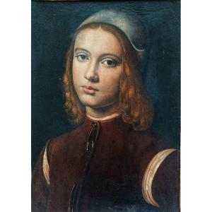 Tiré du tableau 'Il Perugino'. Superbe copie ancienne du tableau exposé a Florence.