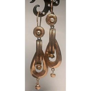 Art Nouveau Bell Earrings That Are Believed To Ward Off The Evil Eye.