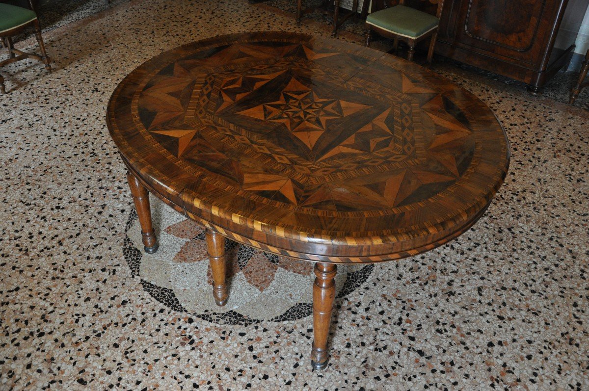 Elegante Table de forme ovale  sec. XIXe-photo-4