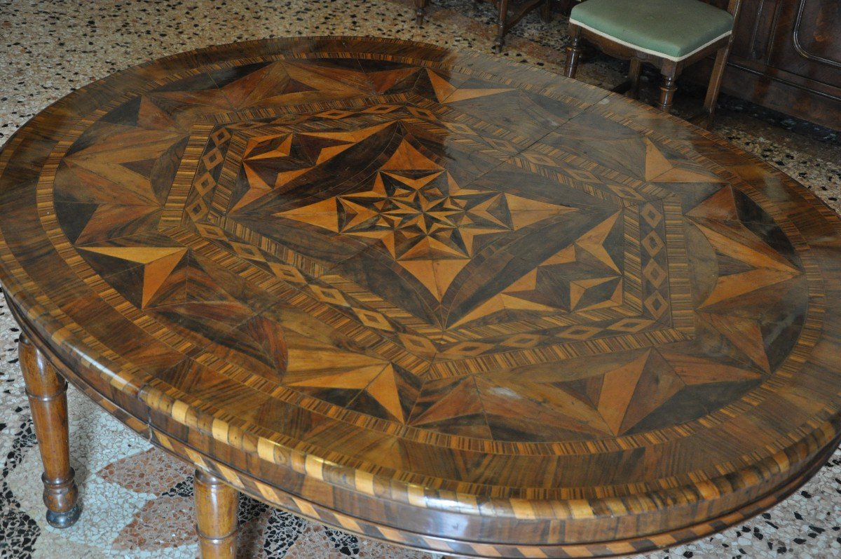 Elegante Table de forme ovale  sec. XIXe-photo-3