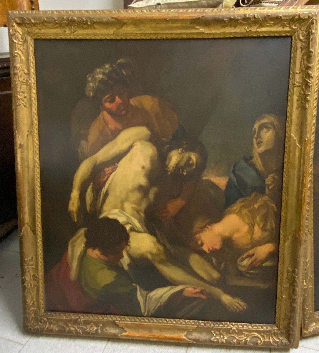 Antonio Balestra (verona, 1666-1740)  "deposition"-photo-2