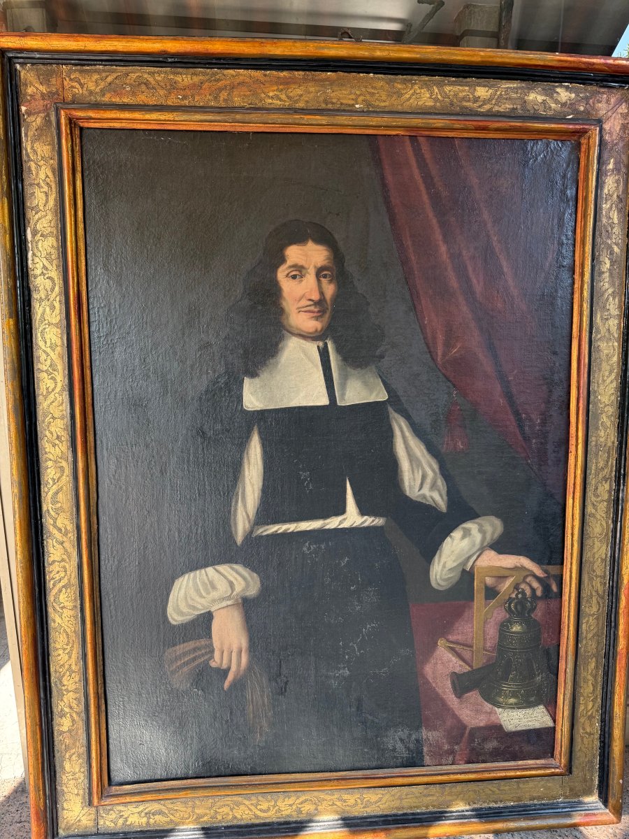 Carlo Ceresa (s. Giovanni Bianco, 1609–bergamo, 1679), Attributed To Him: "portrait Of Bartolomeo Pesenti"-photo-1