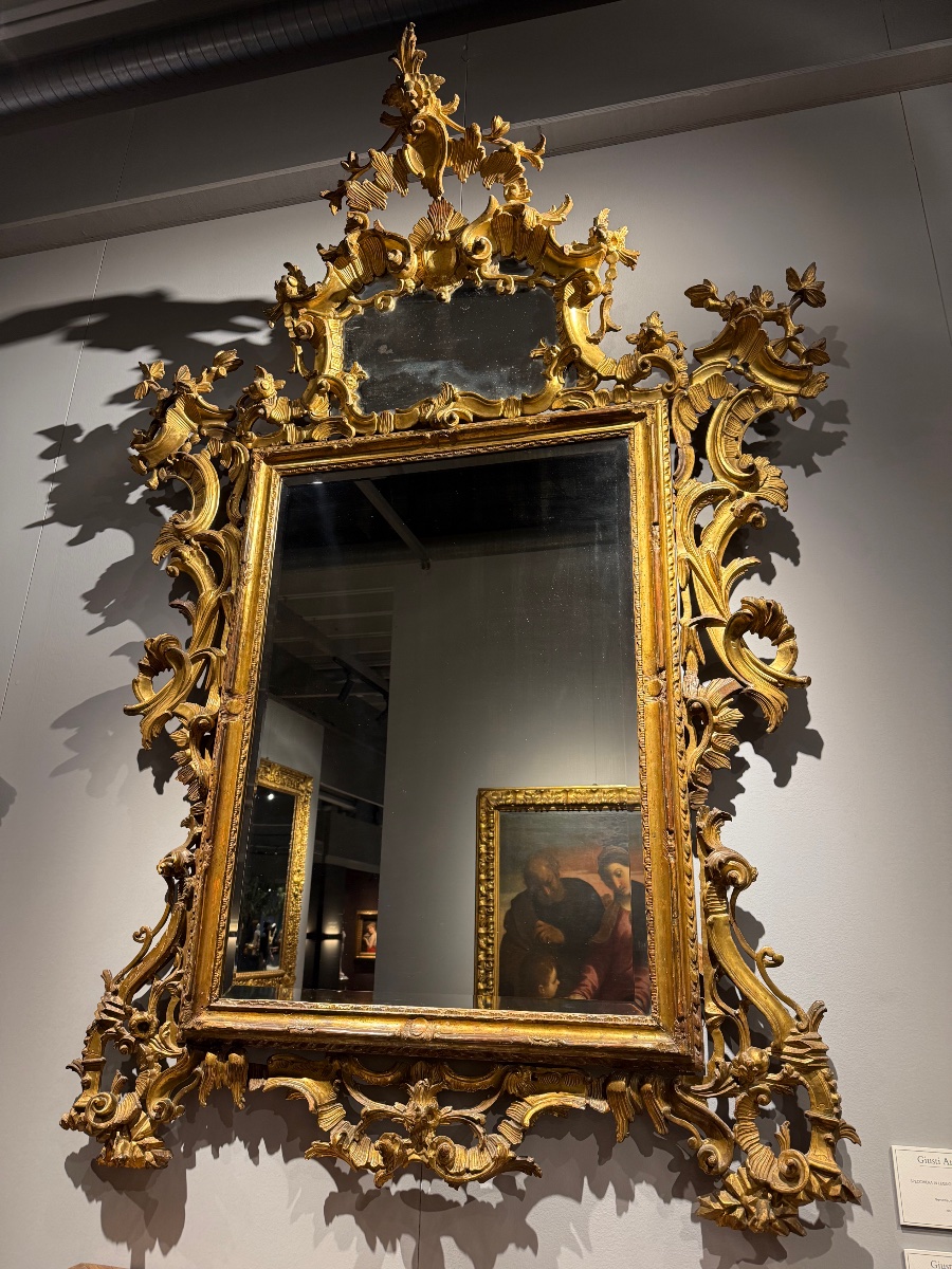 Elegant Mirror, Venice, 18th Century-photo-2
