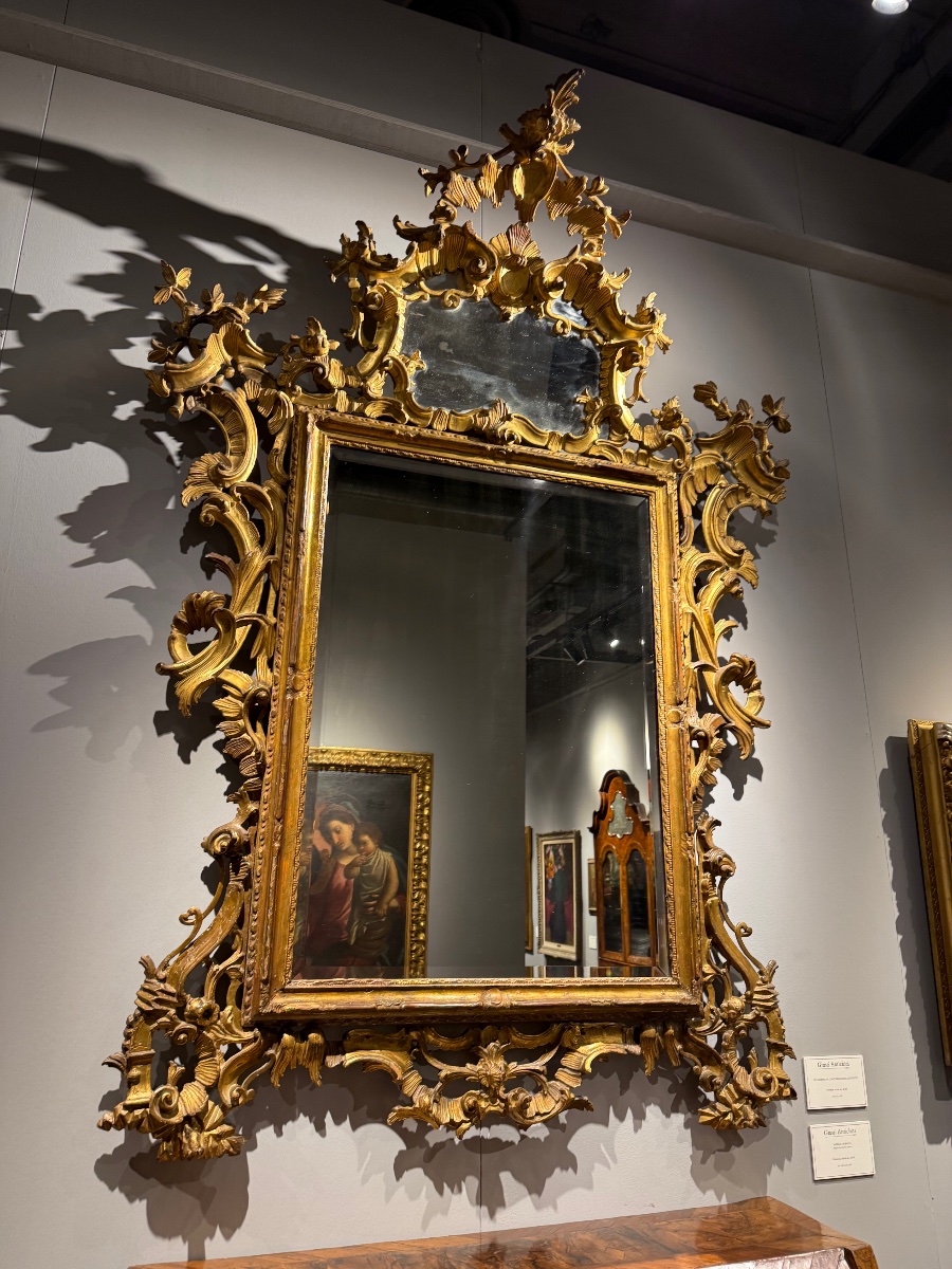 Elegant Mirror, Venice, 18th Century-photo-4
