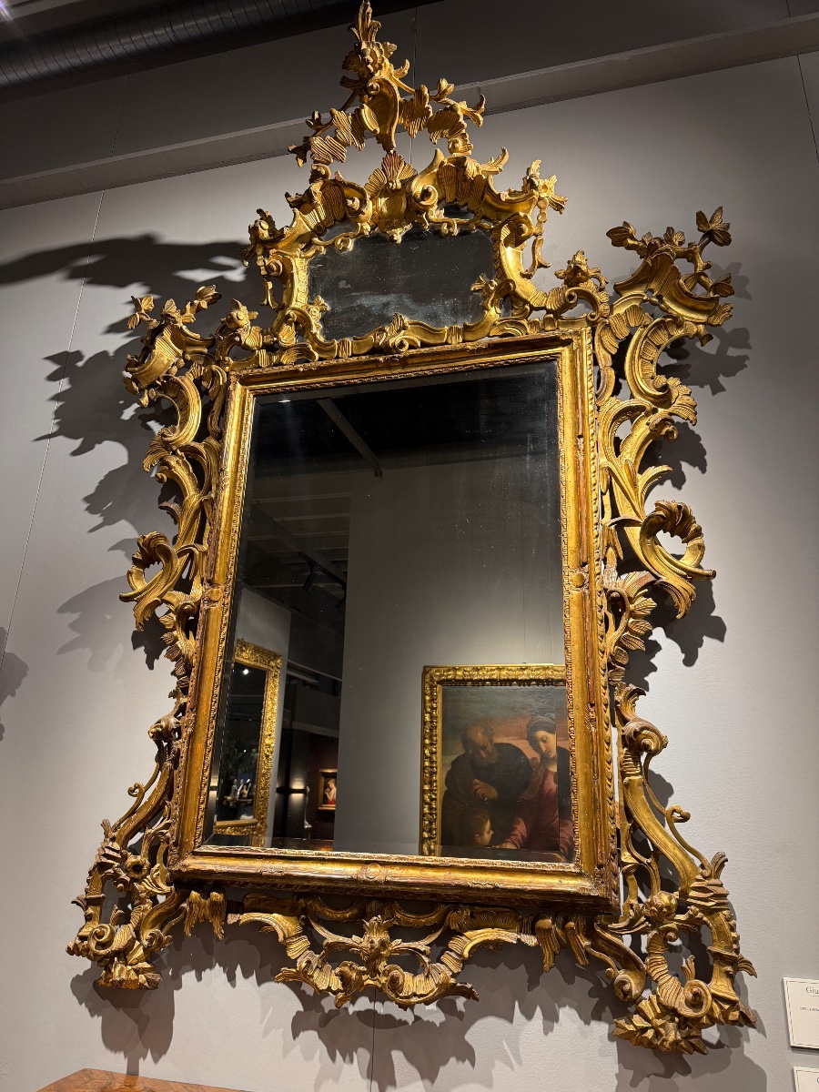 Elegant Mirror, Venice, 18th Century-photo-3