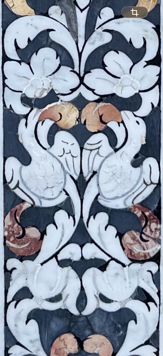 Carlo d'Aprile (genoa, 1621-palermo, 1668)  Rare Set Of Five Inlaid Marble Elements -photo-2