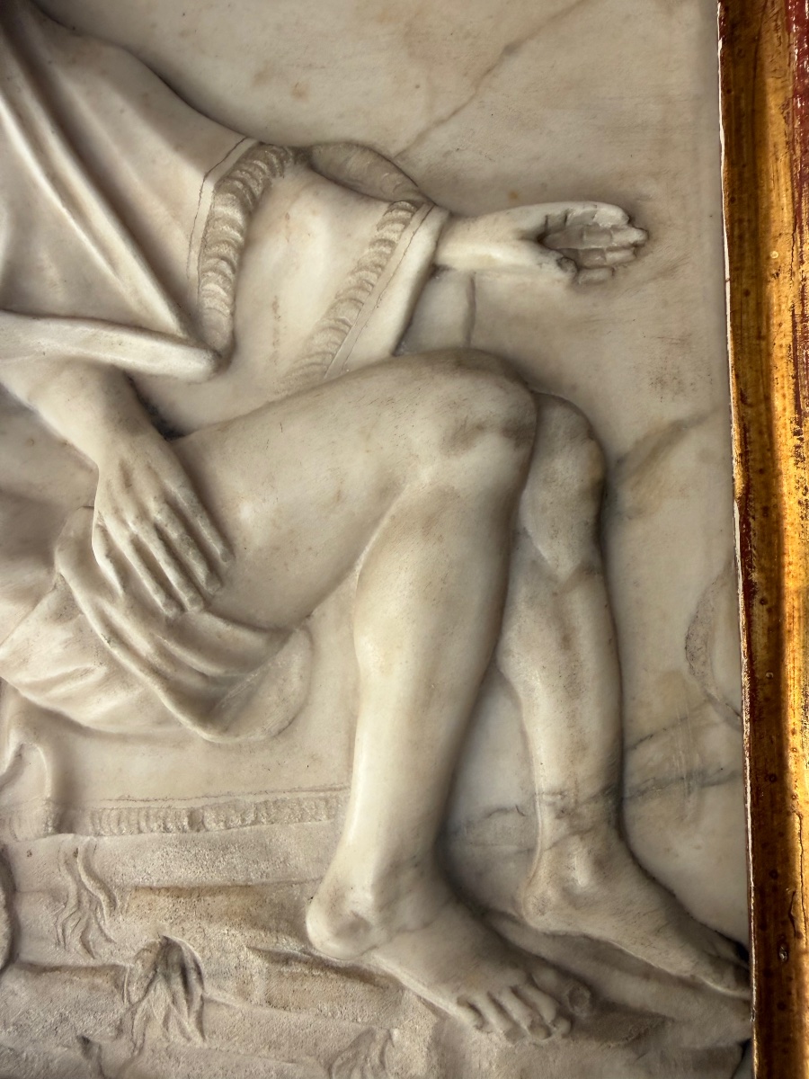 Northern Italy, 16th-century Sculptor "the Deposition"-photo-3