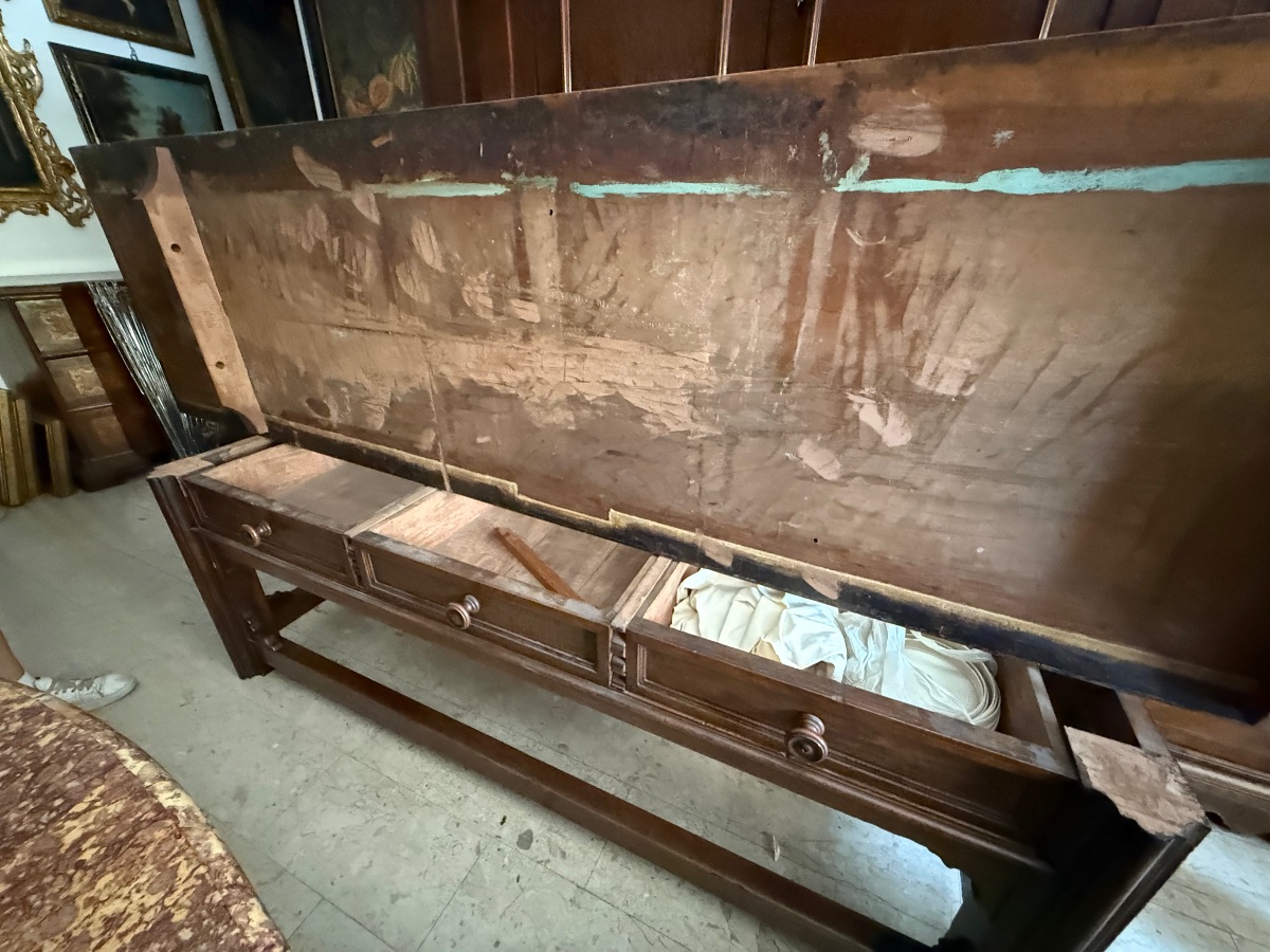 Large Walnut Table-photo-4