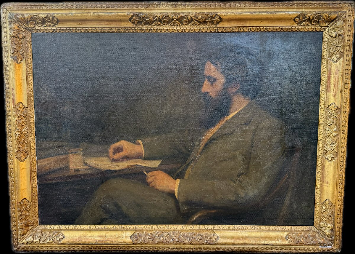 Frank Markham Skipworth (caistor, 1854 – London, 1929)   Portrait Of Alfred Lys Baldry