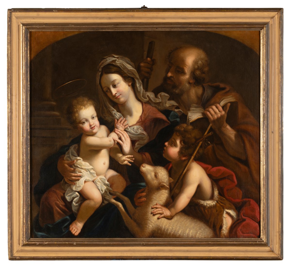 Benedetto Gennari (Cento, 1633 – Bologne, 1715) " Sainte Famille "