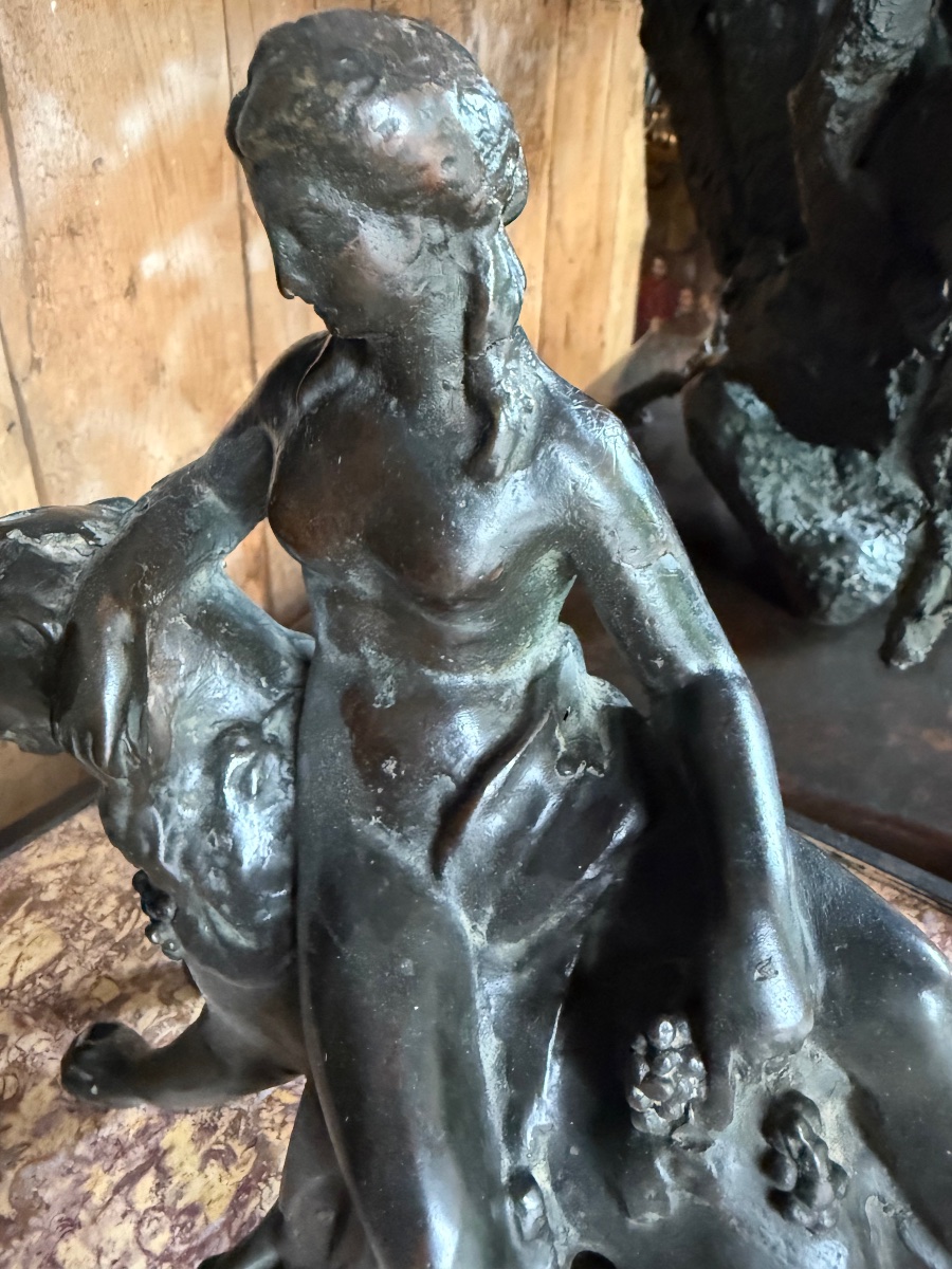 Bronzier padouan des XVIe-XVIIe siècles « Ariane sur la panthère »-photo-1