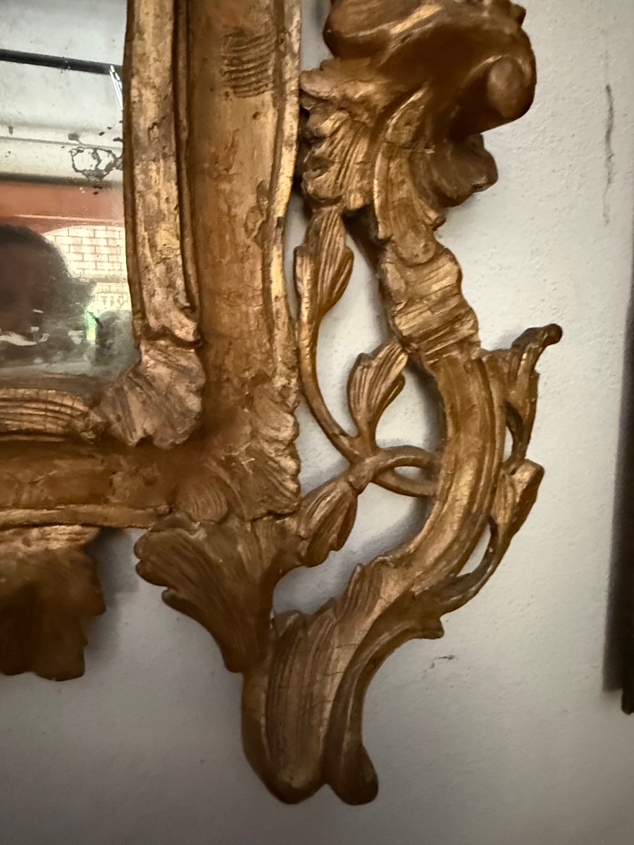 Miroir, Venise, XVIIIe siècle-photo-2