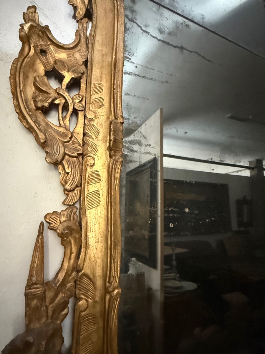 Miroir, Venise, XVIIIe siècle-photo-3