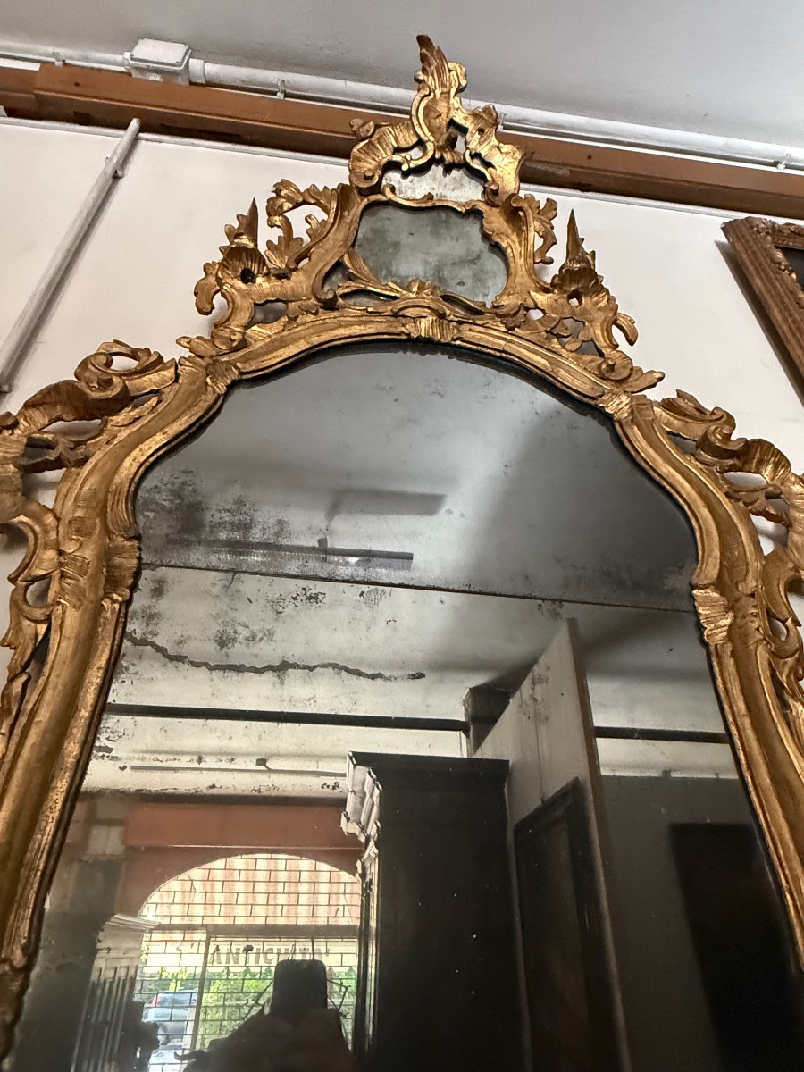 Miroir, Venise, XVIIIe siècle-photo-4