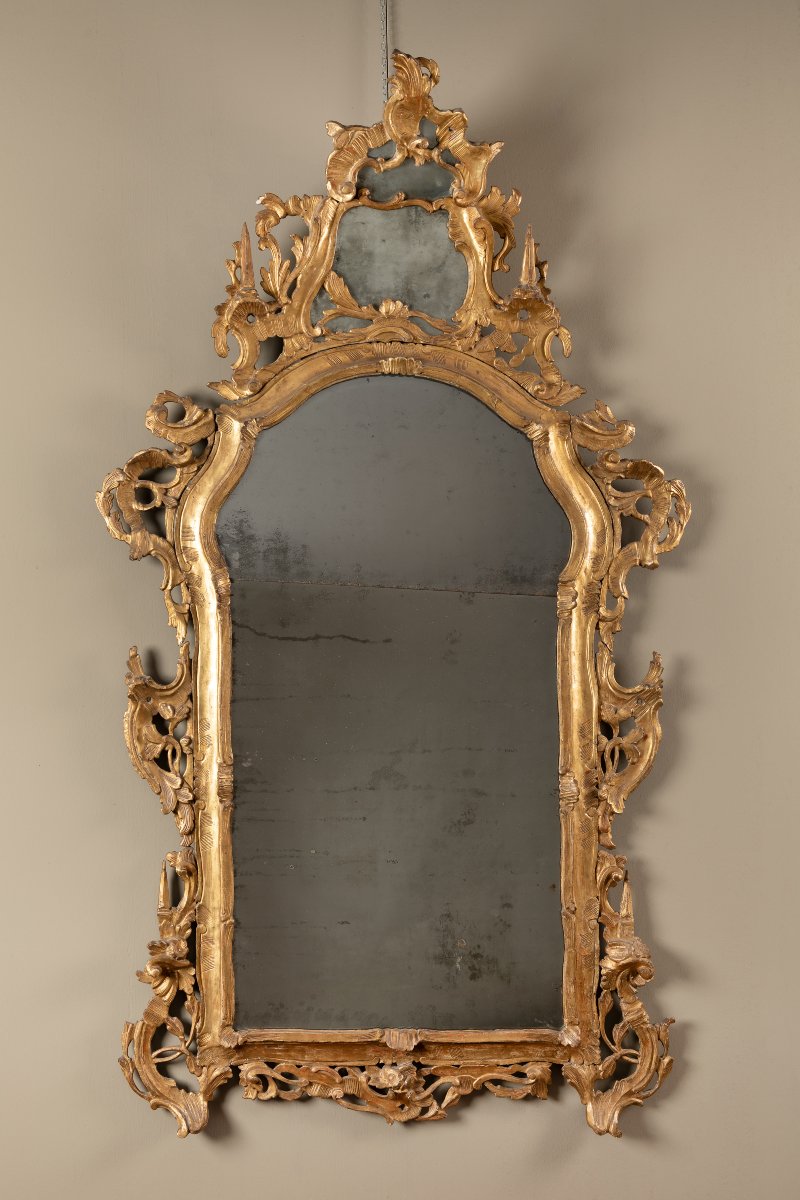 Miroir, Venise, XVIIIe siècle