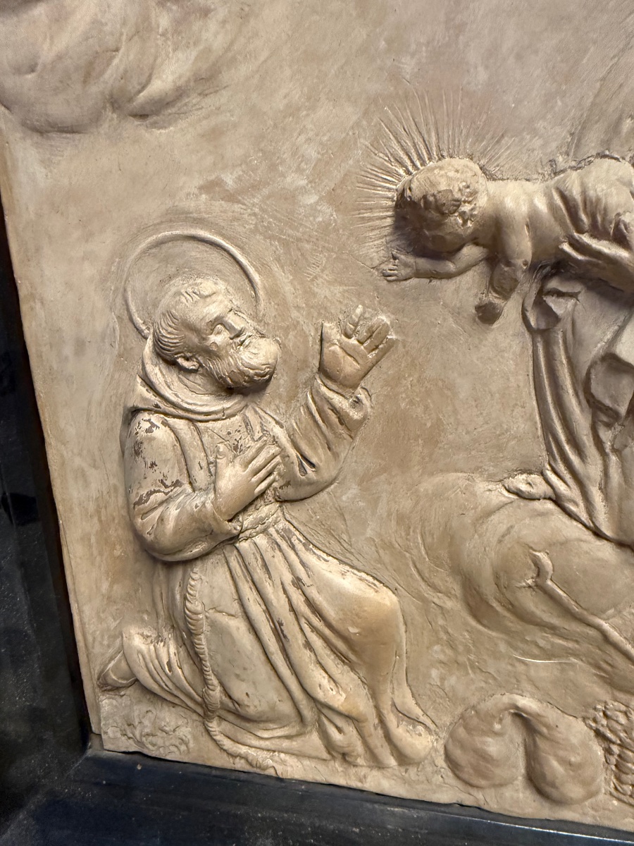 Giuseppe Tozzi -  Devotional Terracotta Plaque, Imola, 19th Century-photo-1