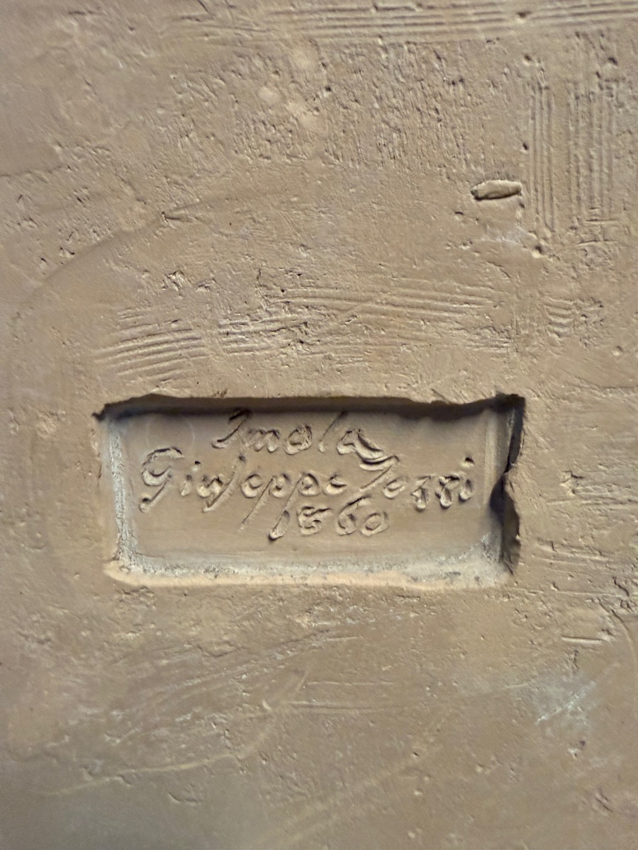 Giuseppe Tozzi -  Devotional Terracotta Plaque, Imola, 19th Century-photo-5