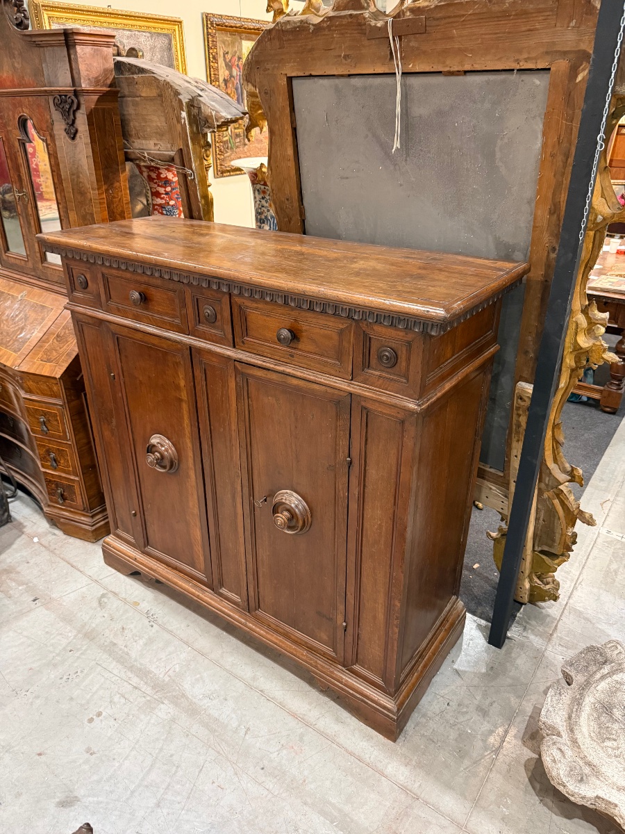 Buffet en noyer, XVIIe siècle-photo-2