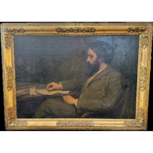 Frank Markham SKIPWORTH (1854-1929)  Portrait of Alfred Lys Baldry(1897)