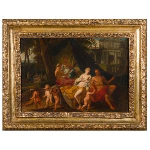 Maître des XVIIe-XVIIIe siècles « Hercule et Omphale »