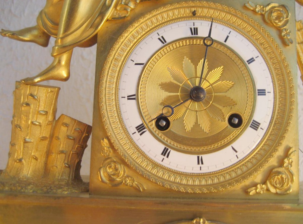 Diane Chasseresse Bronze Dore Epoque Restauration-photo-3