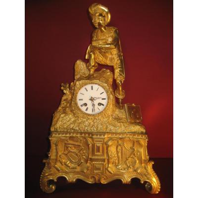 ARTISTE PEINTRE DU XIXéme BRONZE DORE MOUVEMENT  FIL 