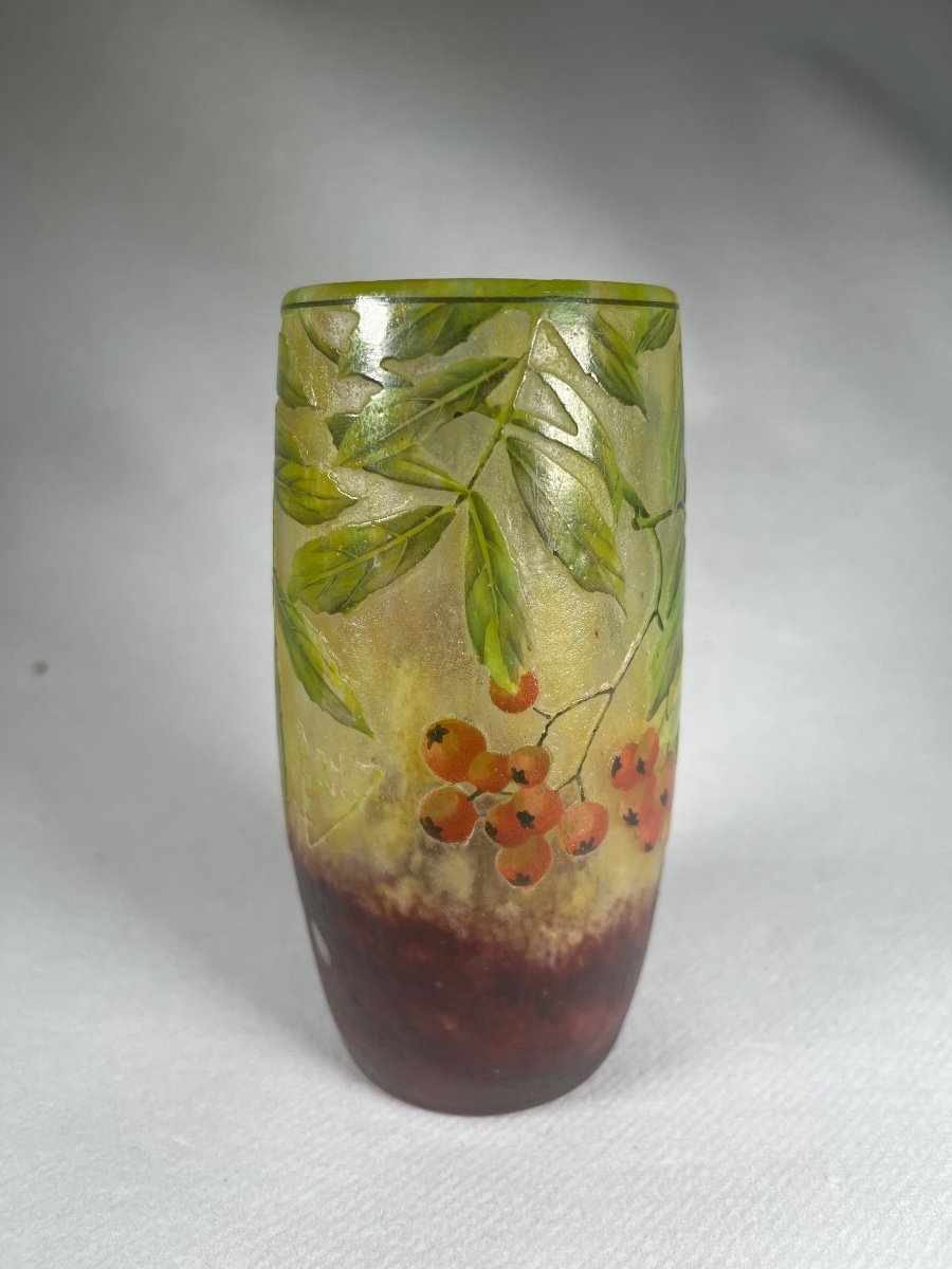 Large Daum Nancy Era Gallé Goblet, Art Nouveau -photo-1