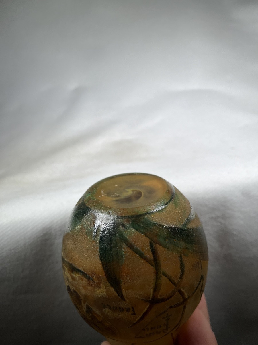 Vase Daum Nancy « Orchidée »-photo-5