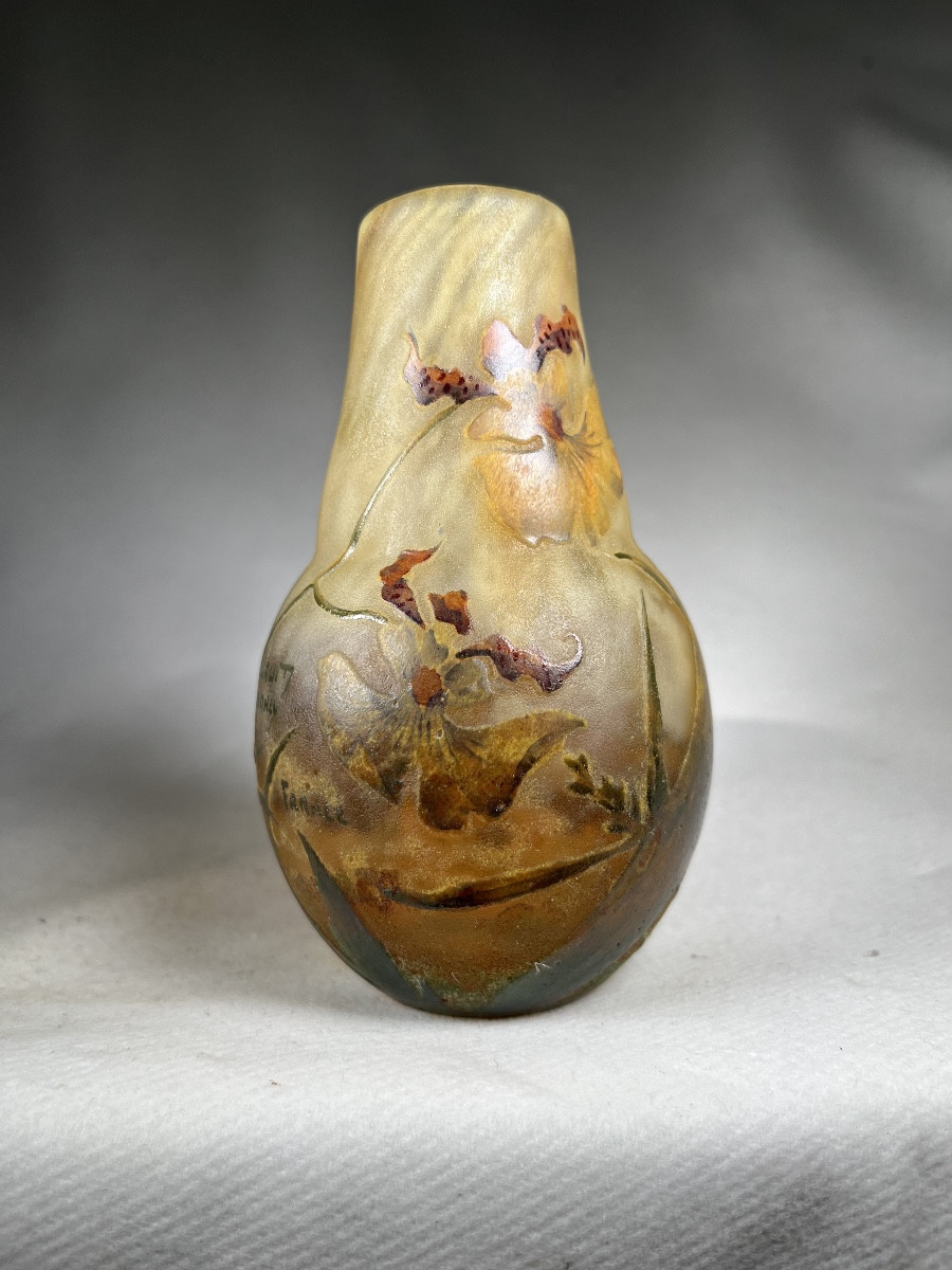 Vase Daum Nancy « Orchidée »