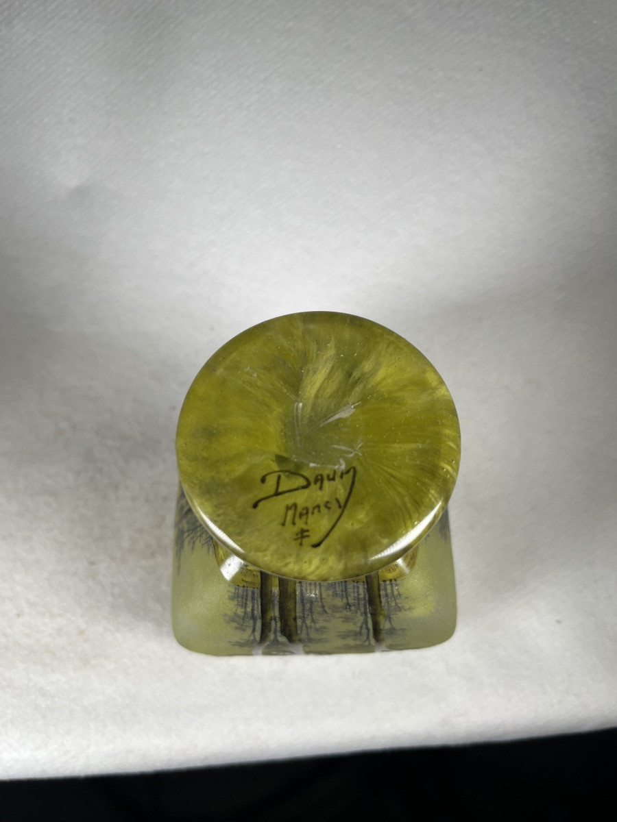 Important Vase Daum Nancy « Printemps »-photo-5