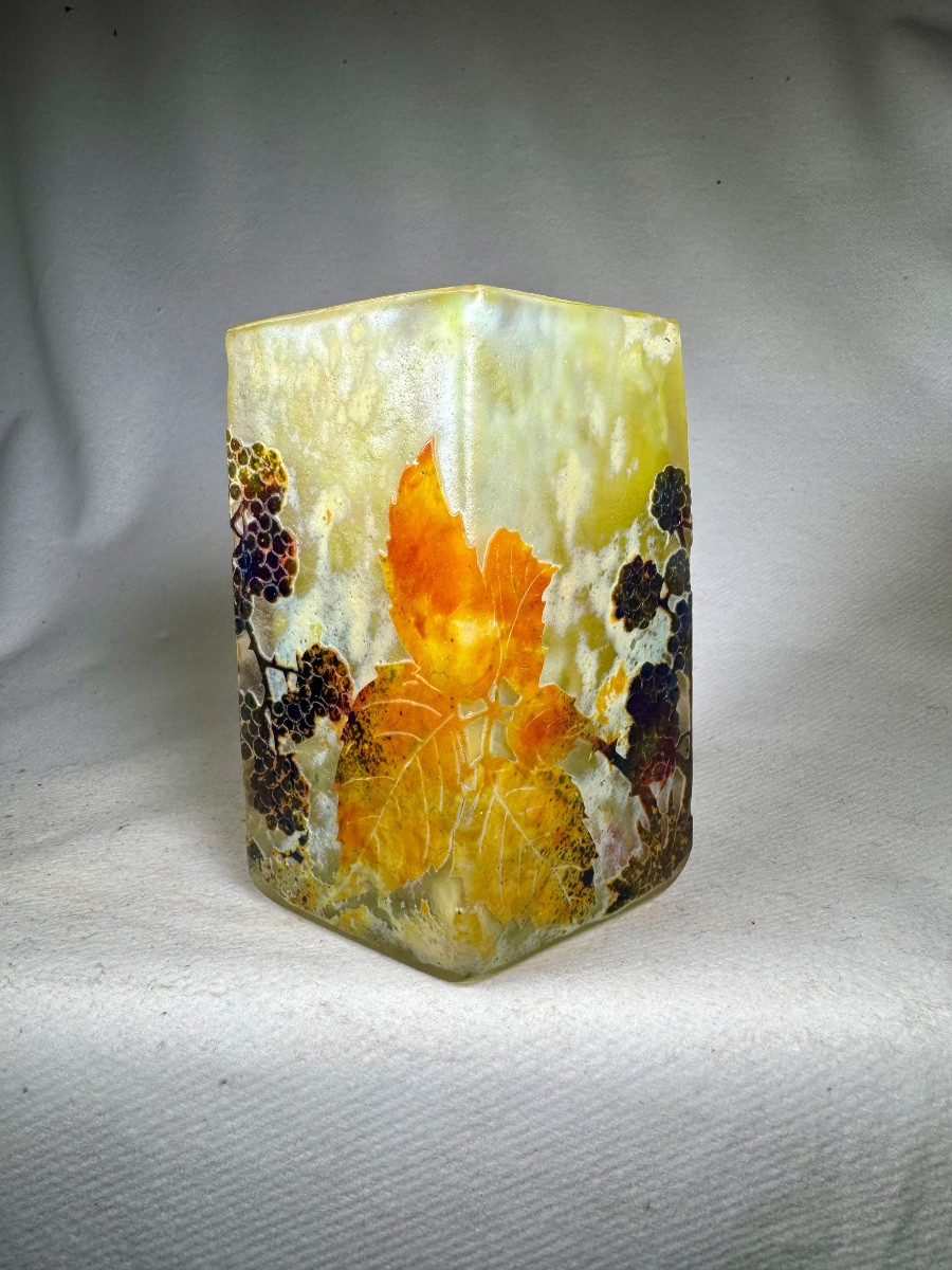 Vase Daum Nancy « Mûres »-photo-2